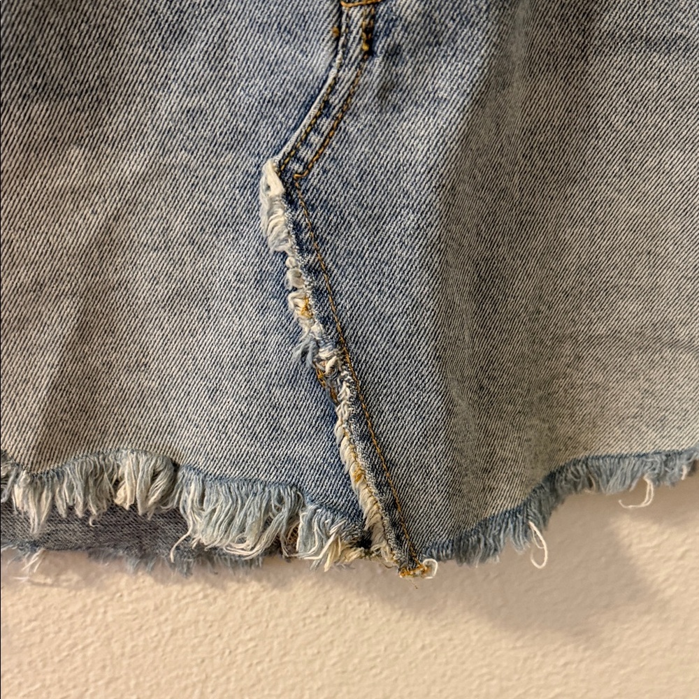 We The Free Light Blue Denim Skirt - Picture 4 of 11